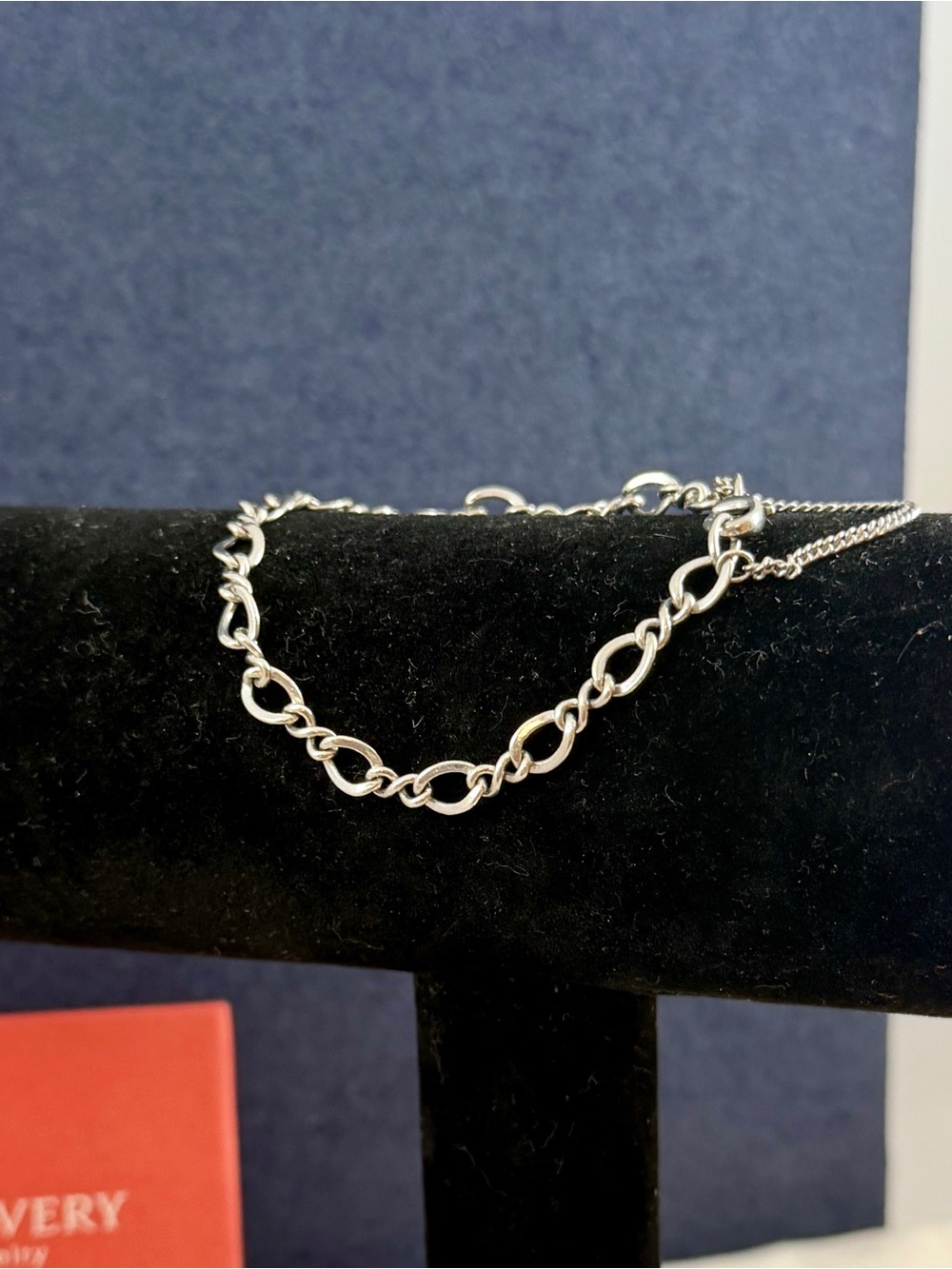 JAMES AVERY Sterling Silver Medium Twist Charm Bracelet; 6.75”